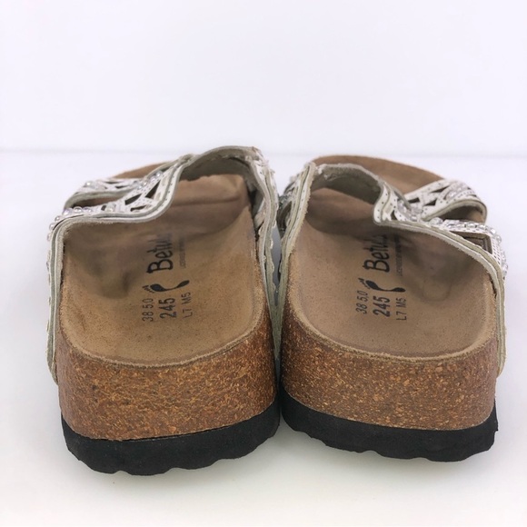 Betula by Birkenstock White Sandal Shoes Size 7 - Picture 6 of 7